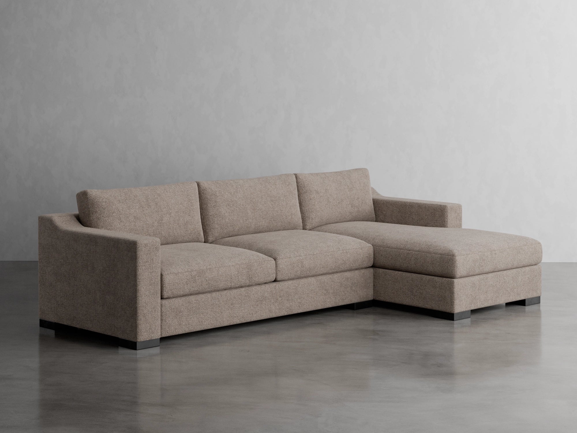 brentano chaise sectional studio scene