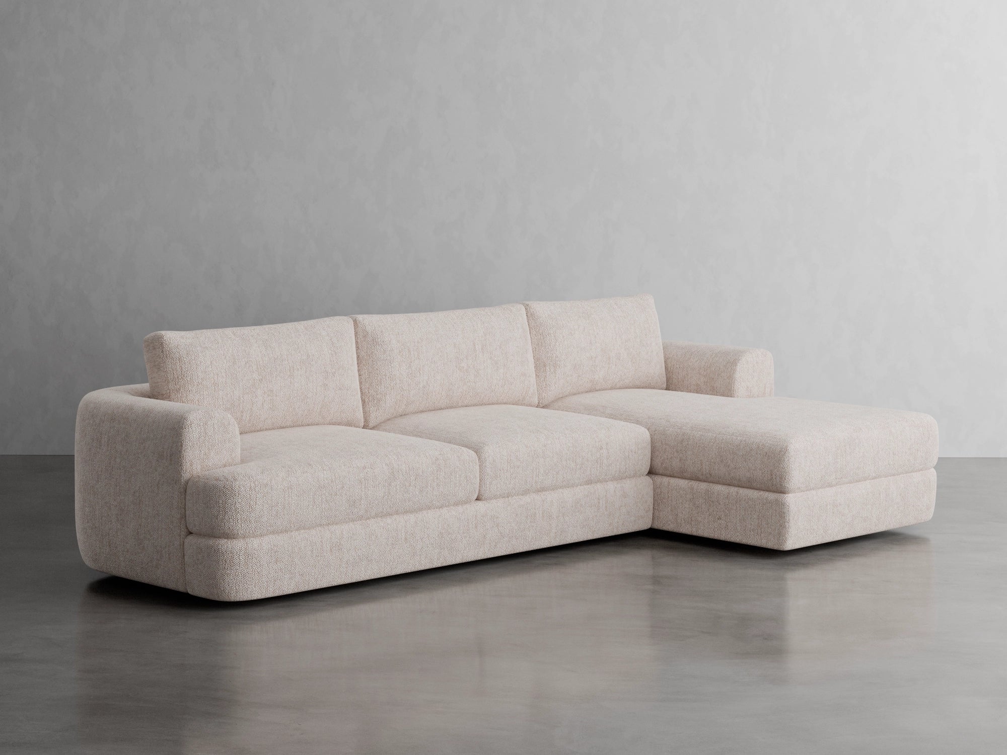 cayman chaise sectional studio scene