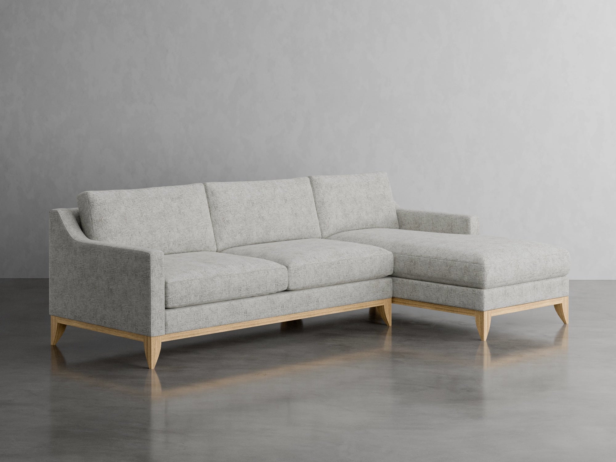 danica chaise sectional studio scene