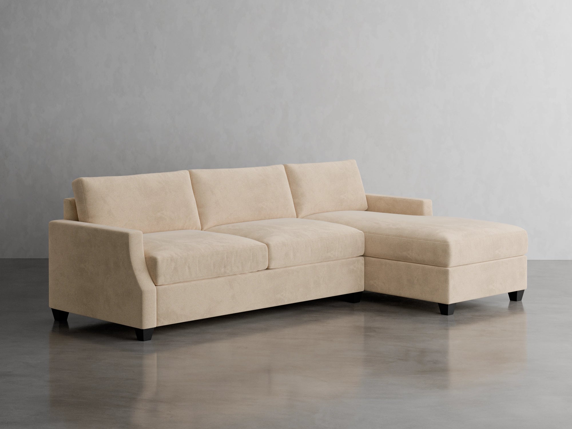 del-mar chaise sectional studio scene