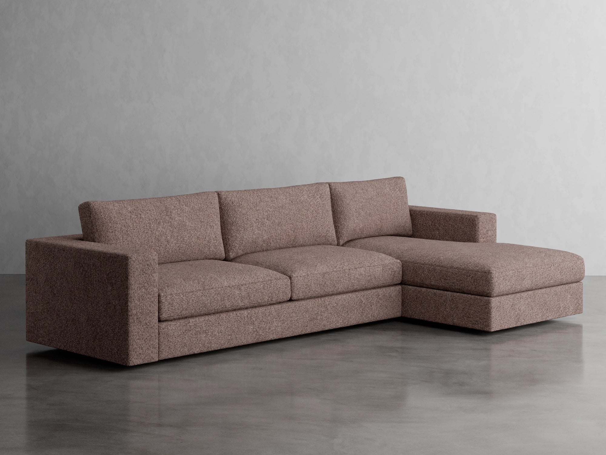 eden chaise sectional studio scene