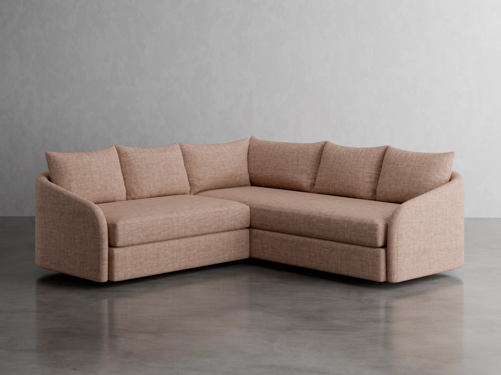 london square sectional studio scene