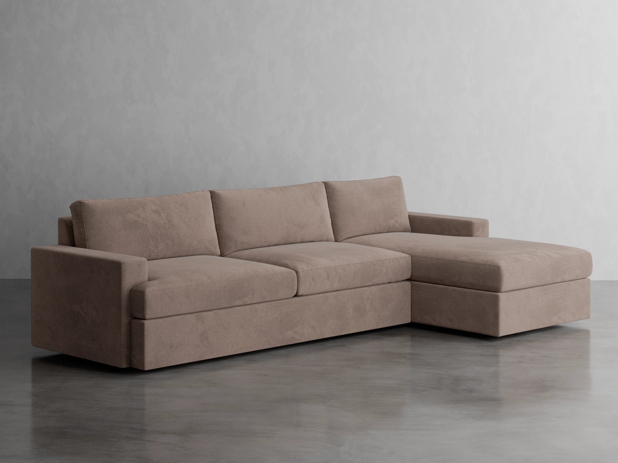 marbella chaise sectional studio scene