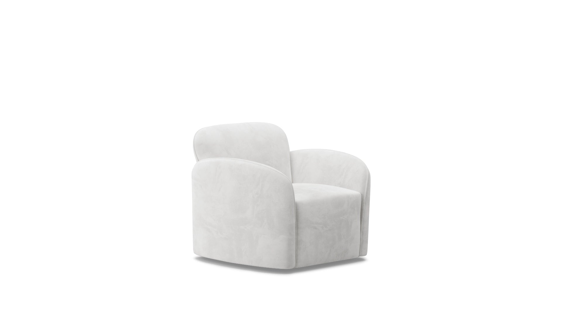 milo swivel chair 45 degree view