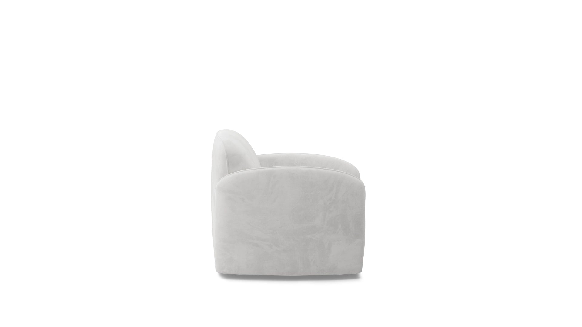 milo swivel chair 90 degree view