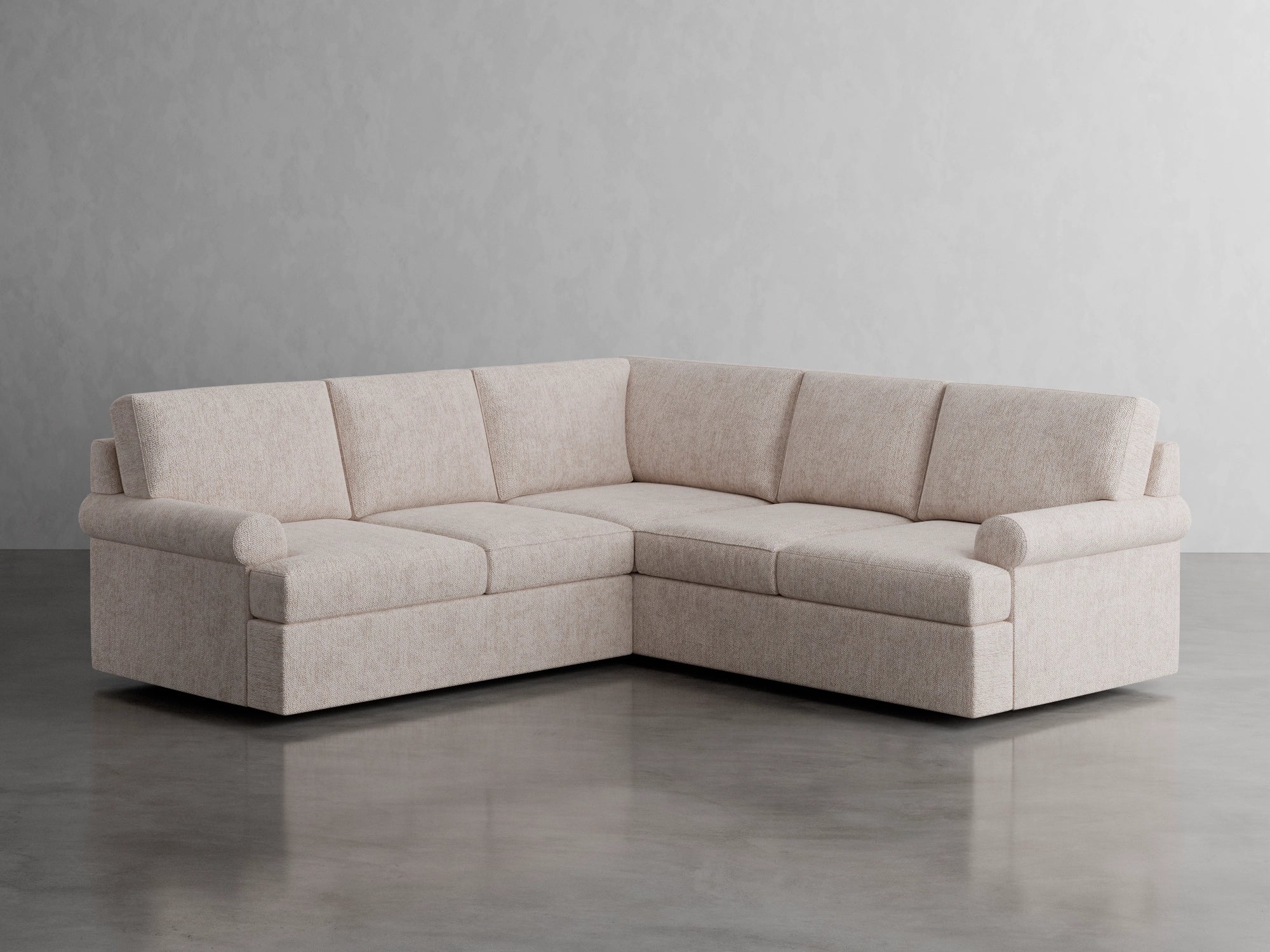 nova square sectional studio scene