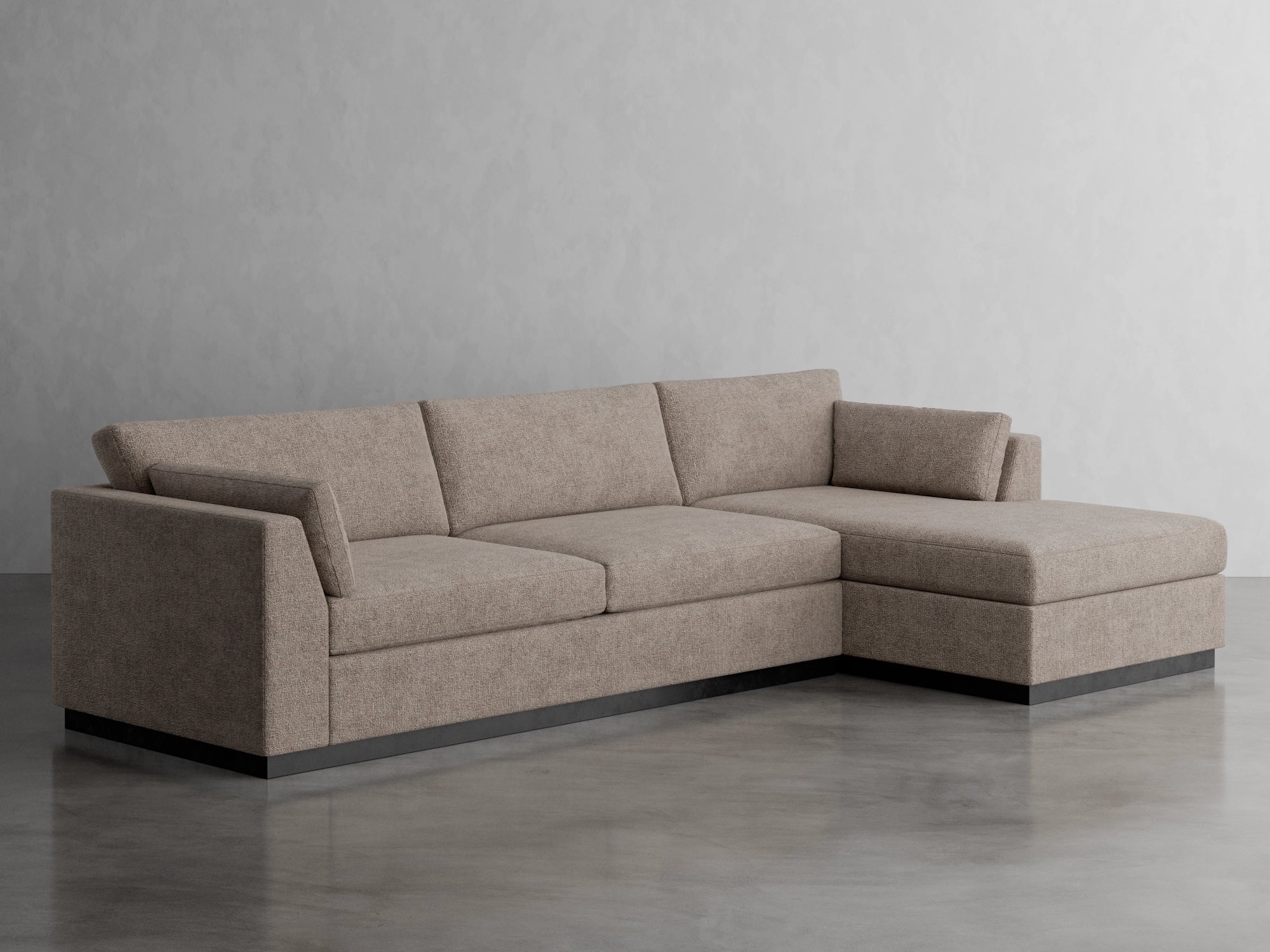 pacifica chaise sectional studio scene