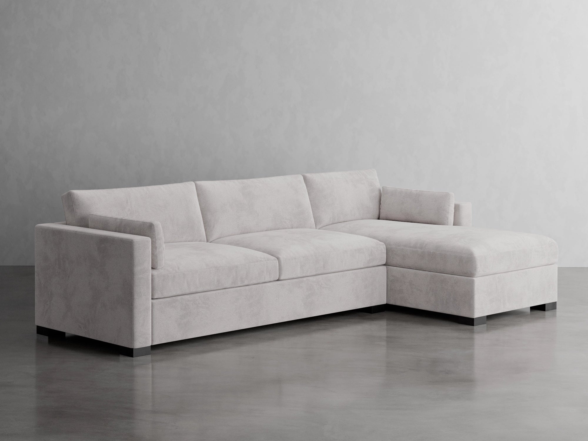 rand chaise sectional studio scene