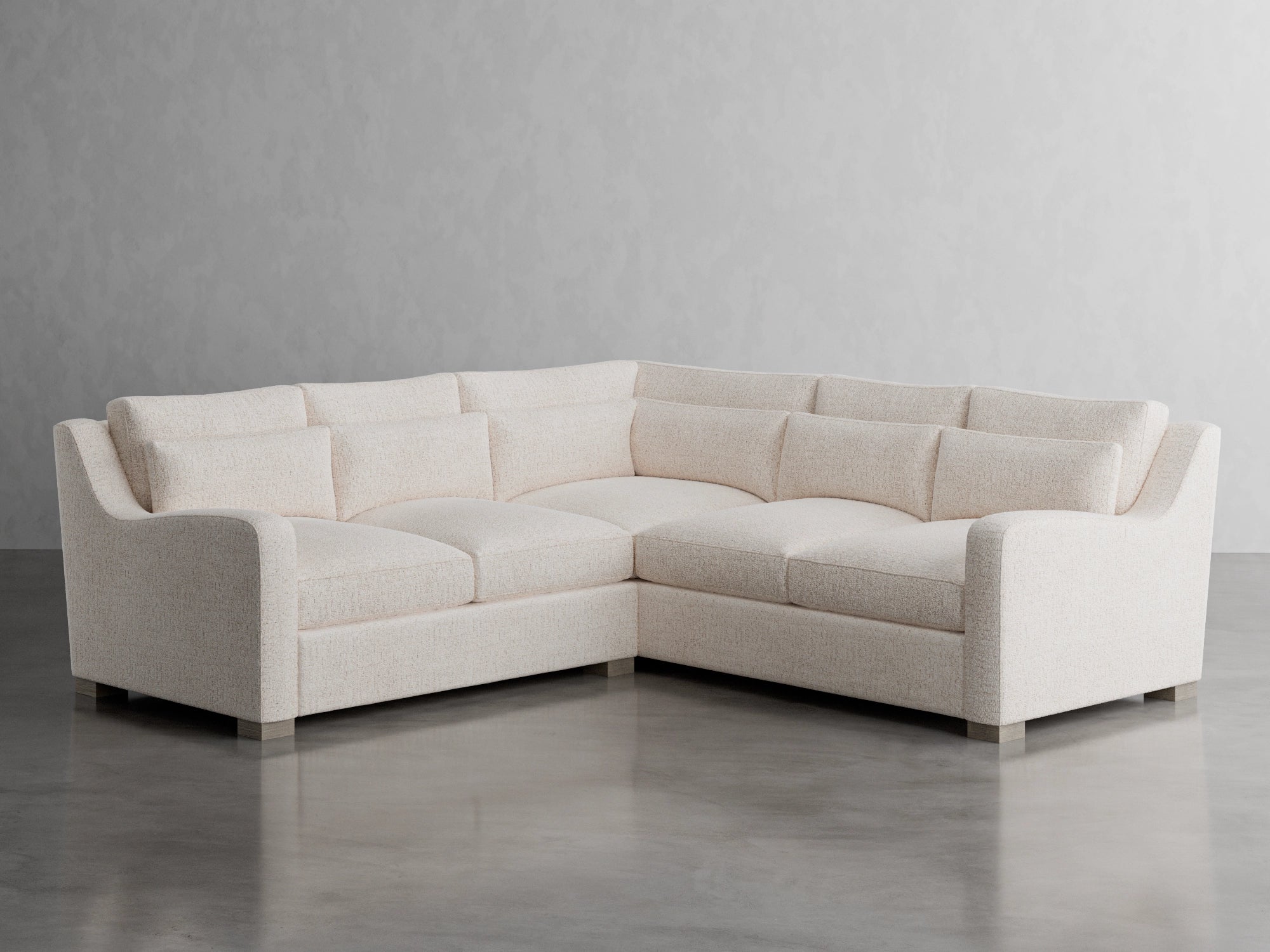 bordeaux square sectional studio scene