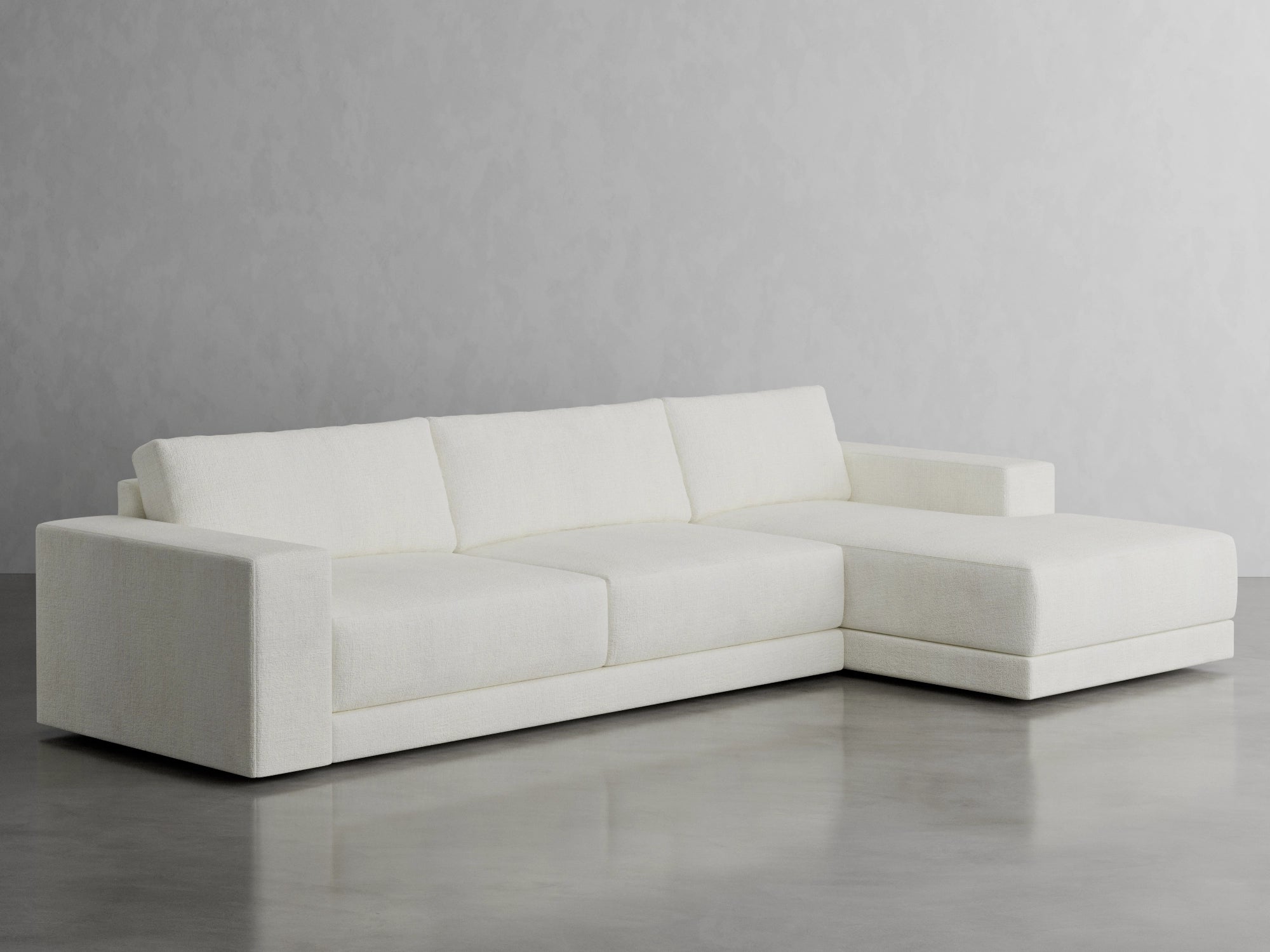 costello chaise sectional studio scene