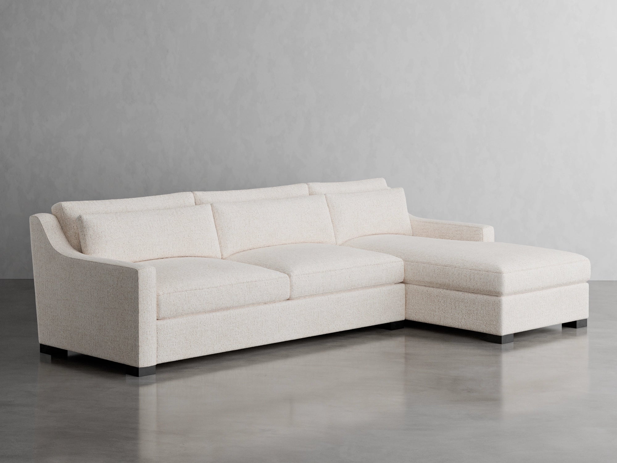 encinitas chaise sectional studio scene