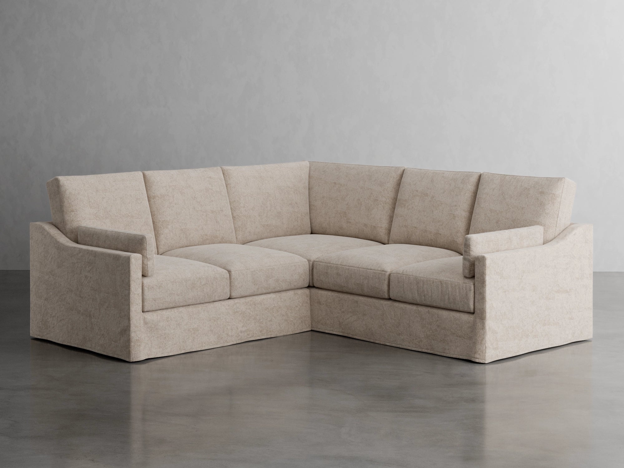 florence square sectional studio scene