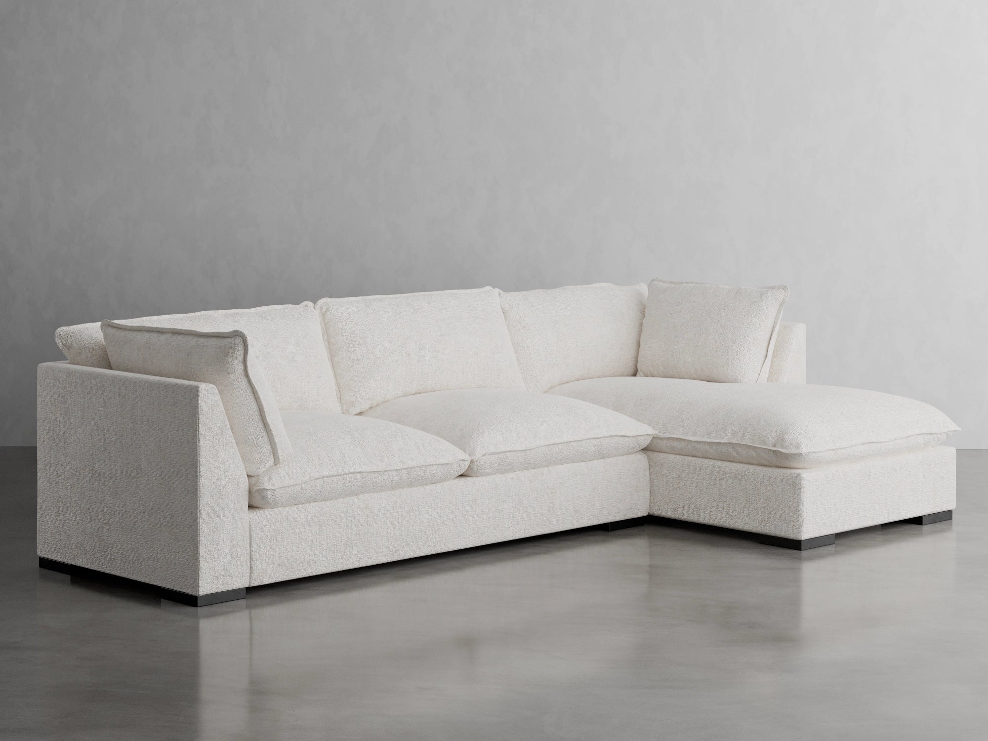 hatteras chaise sectional studio scene