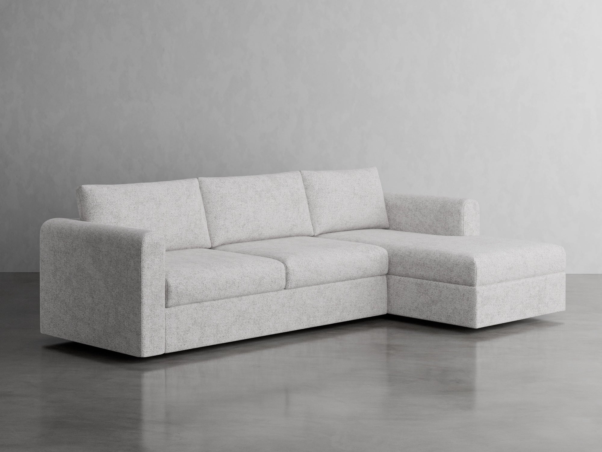 lido chaise sectional studio scene