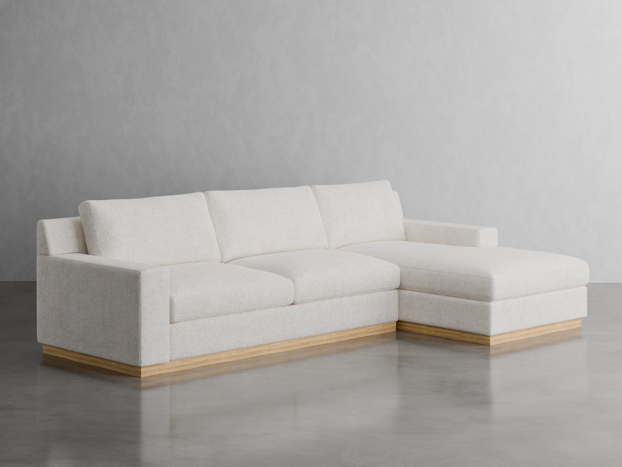 vancouver chaise sectional studio scene