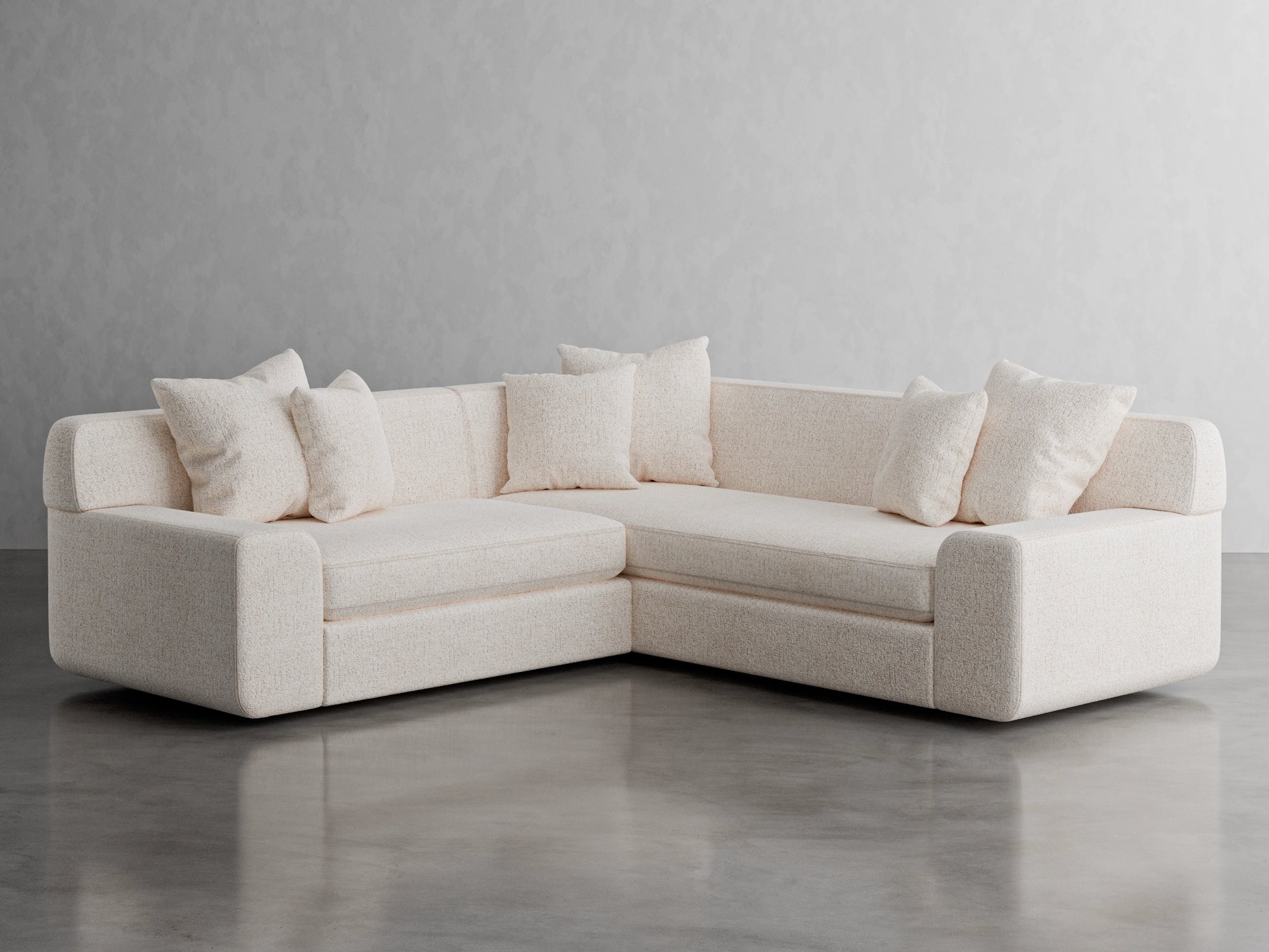 zen square sectional studio scene